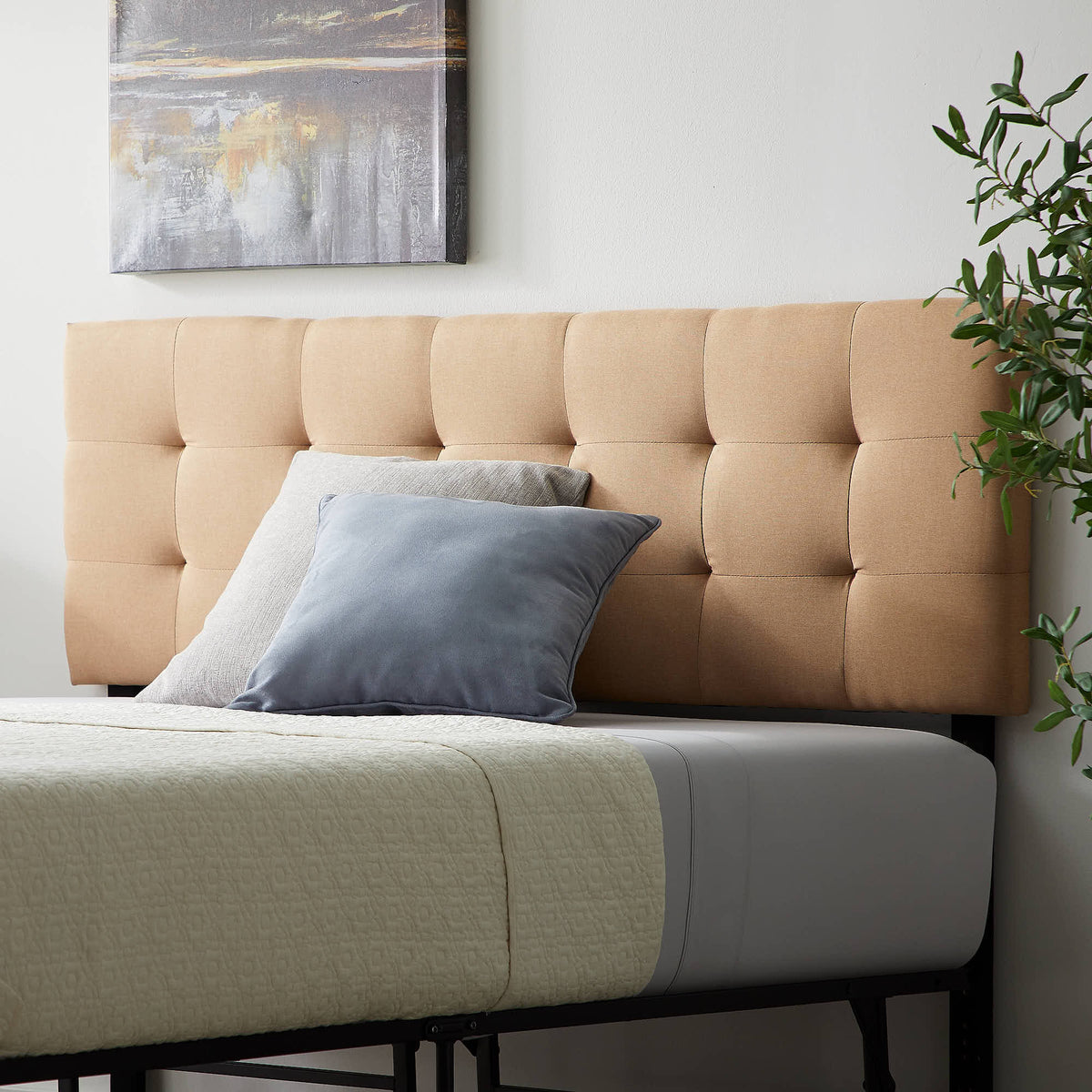 Gale Square Tufted Mid-Rise Upholstered Headboard